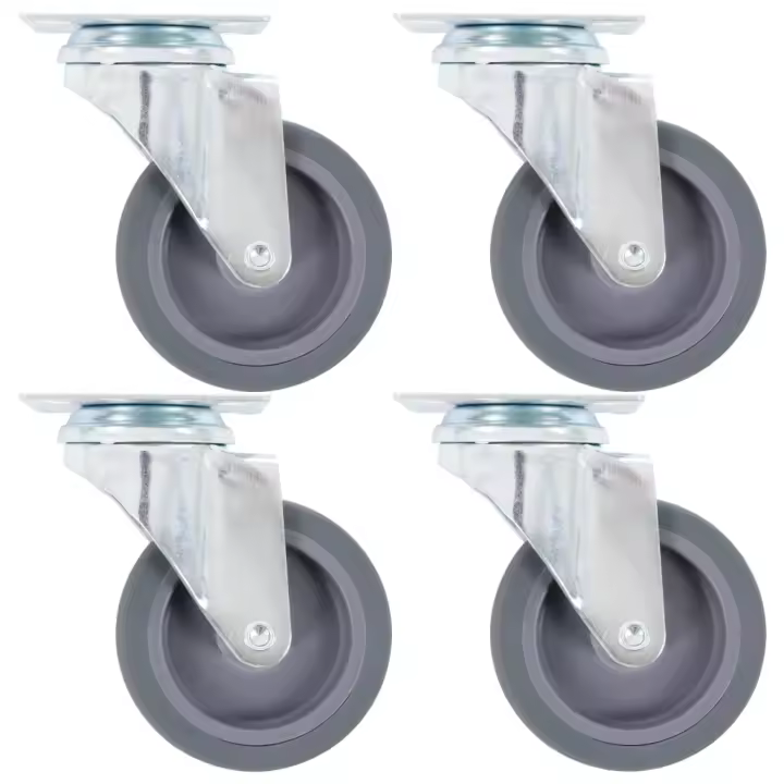 vidaXL Ruedas giratorias 4 unidades 75 mm - 1