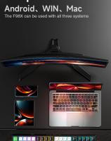 Teclado Mecánico AULA F98X 99 Teclas Tri-modo Intercambiable RGB Ajustable Para Juegos De Esports Con Interruptores Magnéticos - details 10