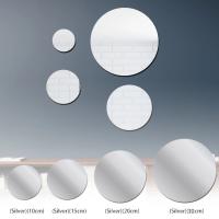 Pegatina De Espejo Redonda 10-30CM Adhesiva Para Decoración De Baño Y Dormitorio Acrílico 3D Arte Doméstico Y Muralla - details 0