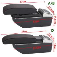 Caja De Reposabrazos Para Chevrolet Sail 3 Y Aveo 3 PU Cuero Y Plástico ABS Accesorio De Coche Decorativo Y De Almacenamiento - details 2