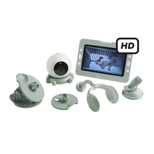 Babymoov vigilabebes con pantalla de 5´´ con accesorios modelo yoo go + hd color verde - 1