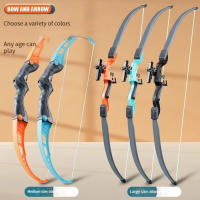 Juguete De Arco Y Flecha Para Niños 52cm Con Objetivo Multijugador Regalo De Cumpleaños Deporte Al Aire Libre Práctica De Tiro - details 5