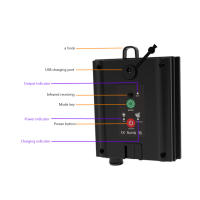 Kit De Caja De Batería Solar 3.7V1200MAH Con Panel De Luz Y Control Remoto Para Cadena De Luces LED DC 24V Decoración - details 12