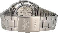 reloj automático hombre Seiko 5 SNKK17J1 38mm Hecho en Japón dial negro  correa de acero calibre 7S26 - details 1