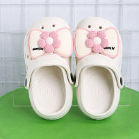 Nuevos Pantuflas Para Niñas Verano Hechas a Mano Con Dibujos Animados Corbata Antideslizante Sandalias De Jardín Playa Para Niños Y Niñas Tallas 14-19 Cm - details 3
