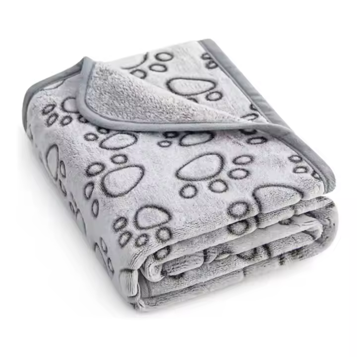 Manta De Perro Ultra Suave Y Cómoda Fuzzy Comfort Para El Mayor Calor Y Serenidad De Tu Mascota Material De Coral Fleece Lavable Mecánicamente - 1