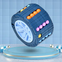 Juguete Educativo Montessori 3D Cubo Cilindro Juego De Rompecabezas Giratorio Para Aliviar El Estrés Juguete Infantil Para Niños Mayores De 14 Años Plástico PC - details 8
