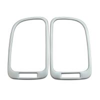 4PCS Adornos De Acero Inoxidable Para Volkswagen VW POLO 2011-2017 Mejora Interior Decoración De Salida De Aire Con Circulo De Cubierta - details 1