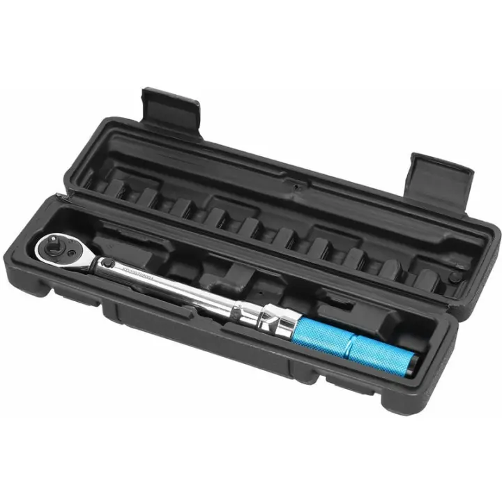 Mov-Llave de torsión de Maple Chrome vanadio de Alta precisión 1/4 Drive 5 25 Nm Llave de torsión de reparación de automóviles preestablecido con Caja de almacenamiento 5-25 Nm Set de piezas - 1