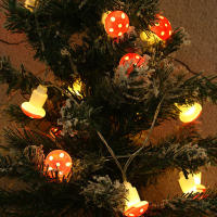 Luces LED De Hongo Con 20 Leds Para Decoración De Interior Y Ambiente Navideño Fuentes De Alimentación USB/Batería Regalo De Fiesta - details 4