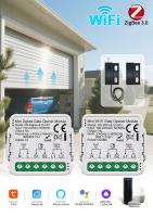 Interruptor Inteligente Para Puerta De Garage Tuya WiFi Zigbee Módulo De Apertura De Puerta Mini 100-240V Control Por App Y Alexa - details 0
