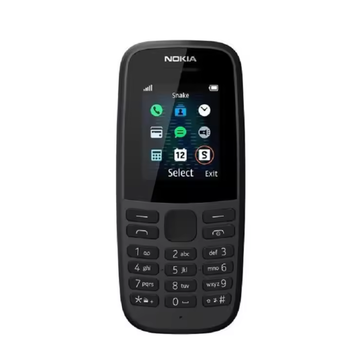 Nokia 105 o (106) Teléfono móvil de 1,77",4 MB RAM, 4 MB ROM, Batería 800 mAh, Dual Sim , Radio, Negro - 1