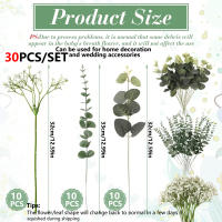 Juego De 30 Piezas De Flores Artificiales Para Novia Arco Iris De Plástico Para Decoración De Boda Jardín Mesa De Comedor Y Fiestas En Casa Estilo Peonia - details 11
