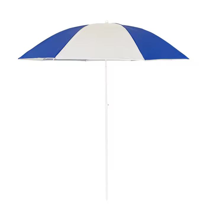 Acomoda Textil - Sombrilla de Playa de 180 cm con Protección Rayos UV50+. Parasol Acero Portátil de Playa Abatible y Bolsa de Transporte en 4 Colores Aleatorios. - 1