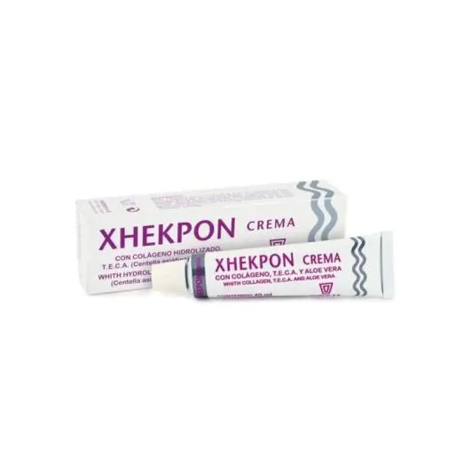 Vectem XHEKPON Crema Antiedad con Colágeno, Centella Asiática y Aloe Vera para Cuidado Facial, Cuello y Escote - 1
