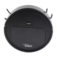 Robot aspirador 3 en 1, fregona inteligente recargable de Bajo Ruido, Barredora robótica para Residuos de Polvo de Cabello, color Negro - details 0