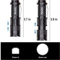 Linterna Táctica Impermeable 1-5 Potente Torcha LED Portátil Para Camping Con 3 Modos De Iluminación Y Función De Auto Defensa - details 3