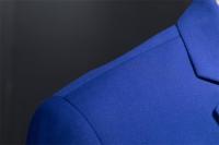 Chaleco De Novio Casual Para Hombre Marca Alta Color Sólido Diseño De Negocios Blazer De Boda Top De Traje Chaqueta De Moda - details 3