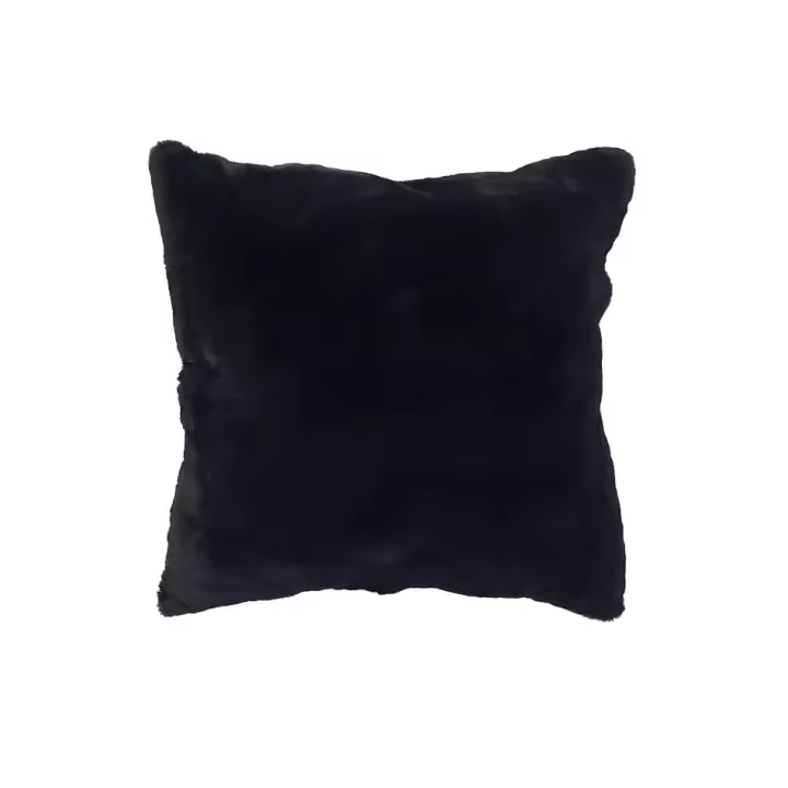 Cojín Pelo Antracita 45x45 cm - 1