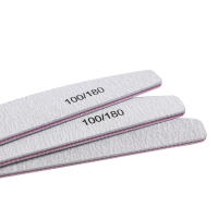 10Pcs Bloques De Lijado Para Uñas 100/180 Y Pulido Para Uñas De Gel UV Herramientas De Manicura Y Pedicura Cuidado De Uñas Grey Boat - details 4