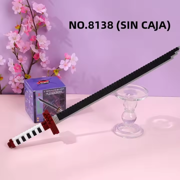 Bloques De Construcción Creativos Serie Espada Juego De Bloques MOC De Anime Japonés Cuchillo Para Niños Set DIY Regalo De Navidad - 1