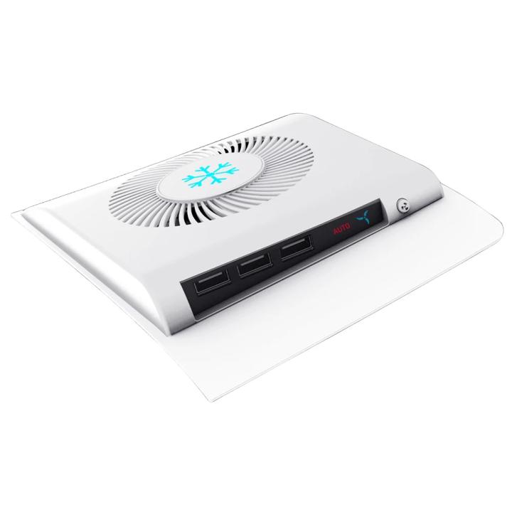Ventilador De Enfriamiento Para Consola PS5 Slim Con 3 Puertos USB 2.0 Accesorio Silencioso Para Playstation 5 Color Blanco Material ABS