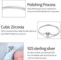 Pulseras clásicas de cadena de serpiente de plata esterlina 925 para mujer, compatibles con pulseras de cuentas europeas Pandora, dijes para mujer como regalo informal para el Día de la Madre - details 3