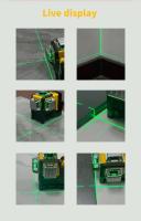 Nivel De Láser Profesional Dewalt DW089LG 12V Con 12 Líneas 360 Grados Vertical Auto Nivelado Láser Verde Para Hogar DIY - details 5