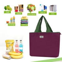 Bolsa De Compras Ecológica Y Fashion Con Cierre De Cordón Bolsa De Viaje Impermeable Reutilizable Para Supermercado Y Grocery - details 2