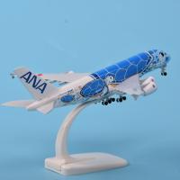Modelo De Avión A380 ANA Turtle Airlines a Escala 1:400 Con Plataforma De Aterrizaje De 20cm Colección De Juguetes De Aleación Para Niños Y Adultos - details 19