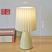 Lámpara De Mesa Contemporánea De Cerámica Para Dormitorio Lámpara De Noche Para Niñas Y Adolescentes Luz Caliente Lavable - details 6