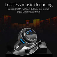 Transmisor FM Para Coche GC16 Modulador Inalámbrico Bluetooth Con Reproductor MP3 USB Doble Cargador Rápido QC3.0 Y Función Handsfree - details 2