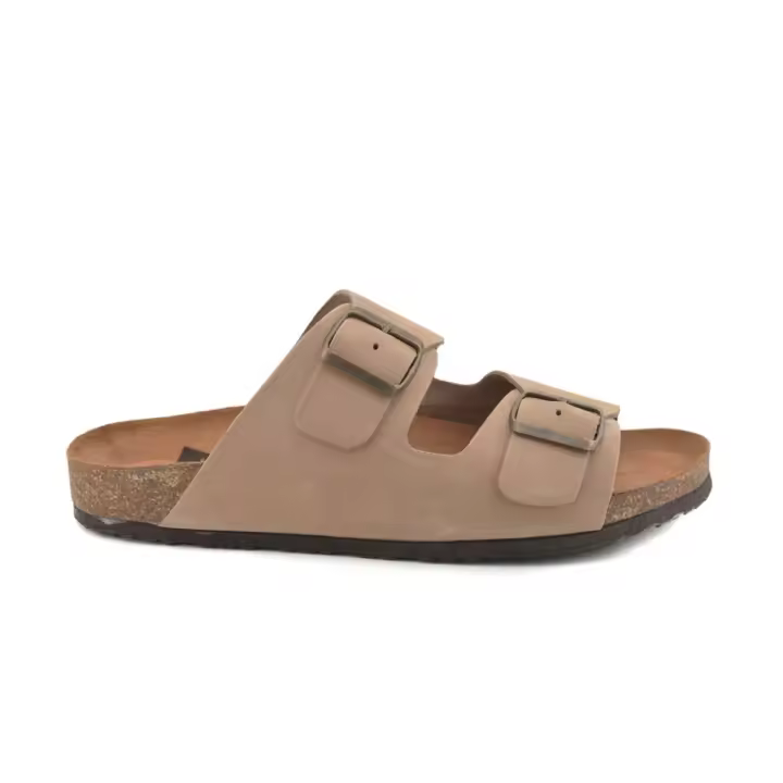 Sandalias Bio de hombre de piel beige by Casual Piel Piel Bio de Piel - 1