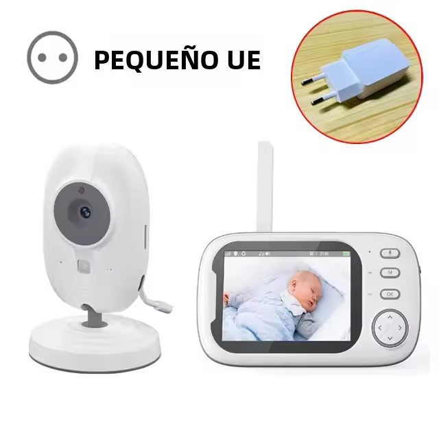 Monitor De Bebé Inalámbrico Cdycam 3.5 Pulgadas Con Lullabies Visión Nocturna Automática Intercomunicador Dos Vías Monitoreo De Temperatura Babysitter - 1