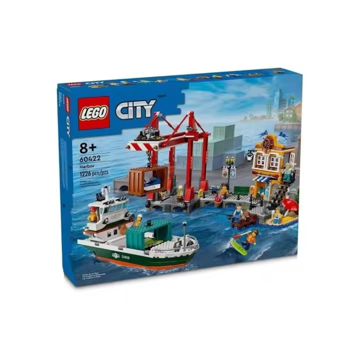 Lego City Puerto Marítimo con Buque de Mercancías 60422 Lego city LEGO - 1