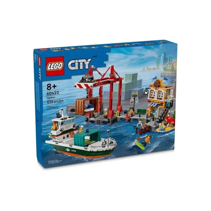 Lego City Puerto Marítimo con Buque de Mercancías 60422 Lego city LEGO - 1