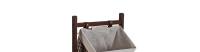 Versa - MUEBLE BAÑO 3 CESTAS MARRON OS  EN MADERA RATTAN Y ALGODÓN DE 35X35X102 CM - details 2