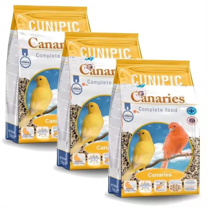 Pack de 3 x 1Kg - Cunipic Alimento Completo para Canarios - 1