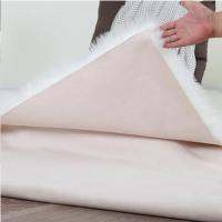Alfombra De Faux Pelo Grande Ovalada Artificial Cabello Largo Tapete Suave De Lana Blanca Para Dormitorio Y Sala De Estar Estilo Moderno Decorativo - details 5