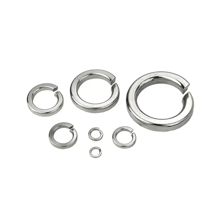 Alavacas De Bloque De Bloqueo Elásticas De Acero Inoxidable GB93 Tamaños M1.6 a M27 Ancho Variable Espesor 0.4-7.1mm Para Industria De Máquinas Automóviles Energía Solar Eólica Muebles Construcción - 1