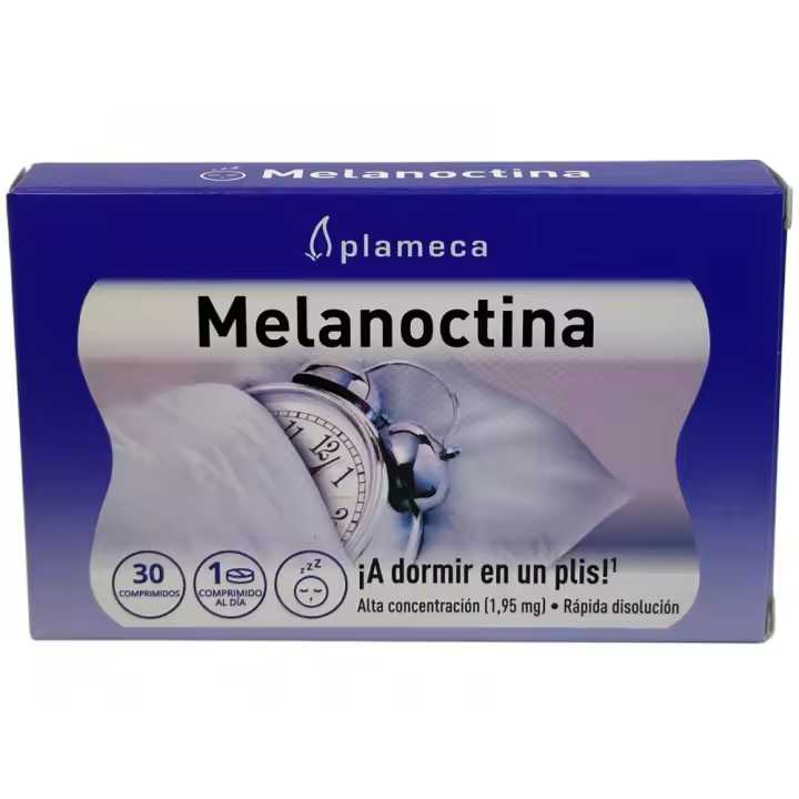 Melanoctina ¡A dormir en un plis! 30 Comprimidos de Plameca - 1