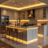 Tira LED COB Luz Botón De Interruptor USB 5V Lámpara Nocturna Para TV Iluminación DIY Para Cocina Garage Hogar Alta Densidad De Tira De Papel - details 16