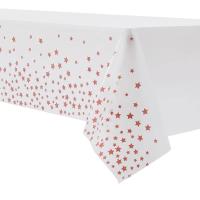 Mantel Desechable Estrellado De 137X274CM Para Fiestas De Cumpleaños Y Bodas Decoración Exterior Para Mesa De Comedor - details 3