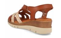 Sandalias Mujer de Piel con Cuña Confort y Detalle de Textura | Digo Digo 32211 Disfruta del verano con el equilibrio perfecto entre estilo moderno y bienestar absoluto. Estas sandalias de la firma española Digo Digo han sido diseñadas para la mujer que - details 1