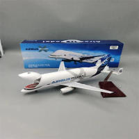 Modelo De Avión Airbus A300-600 Beluga Airlines 42cm Escala Aluminio Kit De Accesorios Para Decoración Del Hogar Y Jardín - details 6
