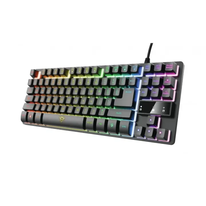 Trust - GXT 833 Thado teclado Juego USB Español Negro, Plata 24067 - 1