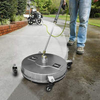 Carro Limpiador para Karcher 42cm (16.5") | Chasis Acero Inoxidable | 4 Ruedas | Adaptador Rápido 1/4" + Extensión | Compatible Todas Hidrolimpiadoras​ - details 8