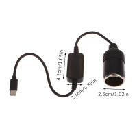 Adaptador Convertidor USB C a Enchufe De Coche 12V Hembra Para Limpiaparabrisas Y Aspiradoras Compatible Con Mainland China - details 7