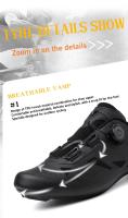 Nuevos Zapatos De Ciclismo Unisex Cómodos Y Ligeros Para Hombres Zapatillas De Montaña Y Carretera Transpirables Con Cierre De Zip - details 4