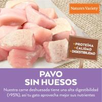 Alimento Natural Gatos Esterilizados Nature's Variety con Pavo 7Kg - details 0